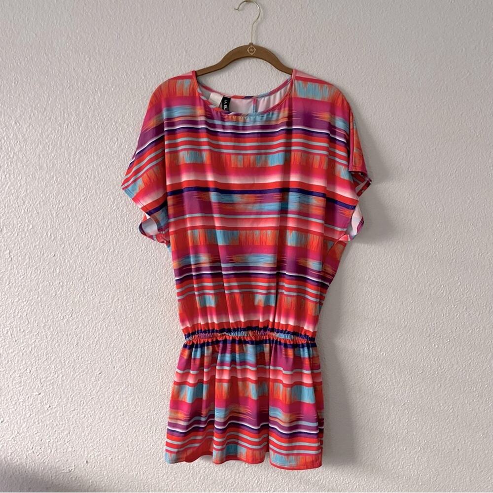 La Blanca Swim Cover Up Orange & Pink Size Small